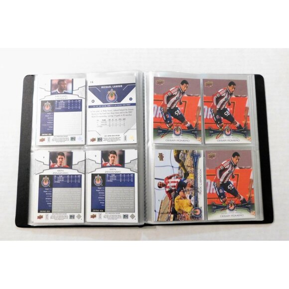 Chivas USA Soccer Team Card Collection Binder 28 cards 11 signed 1 MLS Materials - Picture 7 of 10
